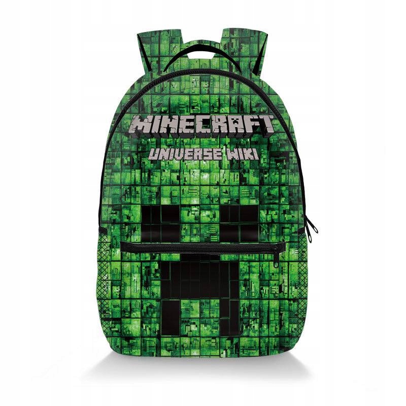 Ľahký školský batoh s Minecraft motívom a A4 veľkosťou